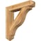Ekena Millwork Funston Arts and Crafts Rough Sawn Bracket w/ Offset Brace, Western Red Cedar, 8"W x 40"D x 40"H BKT0806X40X40FST03RWR - alternate 1